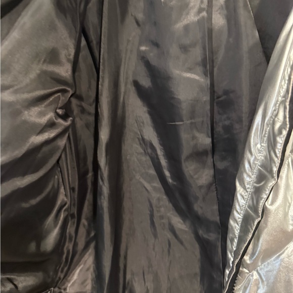 MICHAEL Michael Kors Metallic Puffer with Dark Fur Trim - Picture 3 of 7